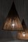 Lámpara colgante danesa de madera de teca, Imagen 4