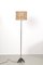 Floor Lamp with New Rattan Shade, 1950s 1