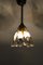 Brass Pendant Light with Crystal 6