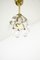 Brass Pendant Light with Crystal 2