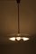 Lámpara colgante italiana de latón, años 50, Imagen 1