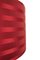 Floor Lamp with Striped Red Shade 6