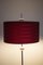 Floor Lamp with Striped Red Shade 8