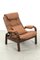 Vintage Scandinavian Leather Armchair 8