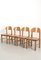 Pine Dining Chairs from Effezeta, Set of 4 1