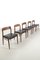 Dining Chairs by Niels Møller, Set of 5 1