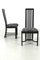 Black Dining Chairs, Set of 6 3