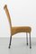 Yellow Leather Dining Chairs, Set of 2, Image 3