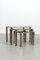 Chrom Nest of Tables from Belgo, Set of 3 2