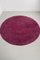 Grand Tapis Rond Violet 1