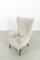 Weißer Vintage Sessel, 1960er 4