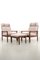 Borneo High Back Armchairs and Footstool by Sven Ellekaer, Set of 3 1