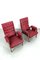 Vintage Red Armchairs, 1950s, Set of 2, Image 4
