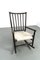 Rocking Chair with Canvas Seat 4