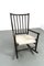 Rocking Chair with Canvas Seat, Image 4