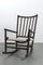 Rocking Chair with Canvas Seat, Image 1