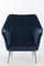 Italian Dark Blue Armchair 3