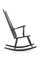 Vintage Scandinavian Rocking Chair, Image 3