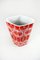 Eschenbach Vase mit rotem Muster 3