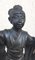 Japanese Artist, Meiji Sculpture of Young Woman with Parasol, 19th Century, Bronze 18