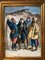 Hippolyte Bellangé, I quattro militari, XIX secolo, Olio su tela, Immagine 4