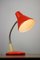 Adjustable Desk Lamp in Orange Painted Metal and Chrome-Plated Spiral Arm, 1970s 3