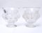 20th Century Vases Dampierre Model in Satin Molded Crystal from Lalique, Set of 2 1