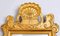 Muschelspiegel aus goldenem Holz, 18. Jh. mit Merkurblatt 3