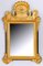 18th Century Shell Mirror in Golden Wood with Leaf Mercury 1