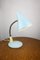 Adjustable Desk Lamp in Blue Painted Metal and Chrome-Plated Spiral Arm, 1970s 6