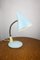 Adjustable Desk Lamp in Blue Painted Metal and Chrome-Plated Spiral Arm, 1970s, Image 6