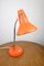 Adjustable Desk Lamp in Orange Painted Metal from TEP, 1970s, Image 3