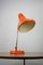 Adjustable Desk Lamp in Orange Painted Metal from TEP, 1970s 12