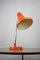 Verstellbare Schreibtischlampe aus orange lackiertem Metall von TEP, 1970er 12