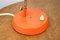 Adjustable Desk Lamp in Orange Painted Metal from TEP, 1970s 6