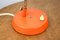 Adjustable Desk Lamp in Orange Painted Metal from TEP, 1970s, Image 6
