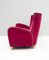 Red Velvet Sofa by Paolo Buffa, 1950s 3