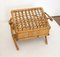 Vintage Magazine Rack in Rattan and Wicker, 1970s 5