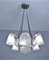 Art Deco Ceiling Lamp from Cristalleries De Compiègne, 1920s 1