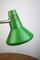 Adjustable Desk Lamp in Green Painted Metal and Chrome-Plated Spiral Arm from TEP, 1970s 5
