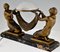 Art Deco Table Lamp with Kneeling Women from Max Le Verrier, 1925, Image 5