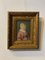 Julie Sandoz, Portrait, Oil on Cardboard, 1850, Framed, Image 8