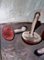 Piero Leo, hongos rojos, años 70, pintura al óleo, enmarcado, Imagen 9