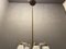 Lámpara colgante Polygon en blanco, años 80. Juego de 2, Imagen 7