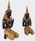 Hindu Deities, 1920s, Bronze, Set of 2 2