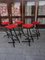 Industrial Brutalist Design Z Steel Barstool, 1980s, Image 8