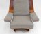 Vintage Housemaster Swivel Lounge Armchair Teak and Wool from G-Plan, 1970s, Image 7