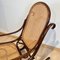 Art Nouveau Rocking Chair in Beech and Weave by Thonet, 1910 10