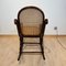 Art Nouveau Rocking Chair in Beech and Weave by Thonet, 1910 11