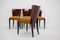 Vintage H-214 Dining Chairs by Jindrich Halabala for Up Závody, 1950s, Set of 4, Image 8